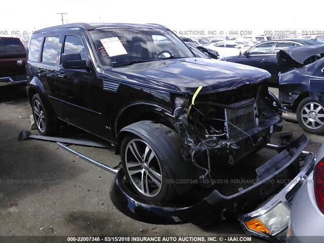 1D8GU58K97W656938 - 2007 DODGE NITRO SLT BLACK photo 1