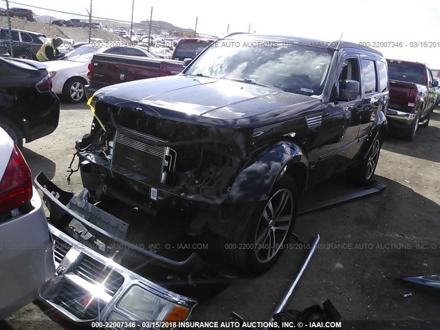 1D8GU58K97W656938 - 2007 DODGE NITRO SLT BLACK photo 2