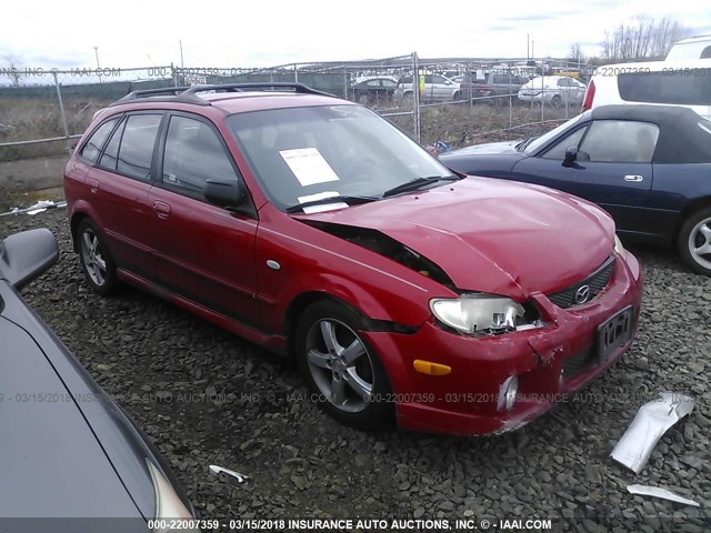JM1BJ245321620944 - 2002 MAZDA PROTEGE PR5 红色 照片 1