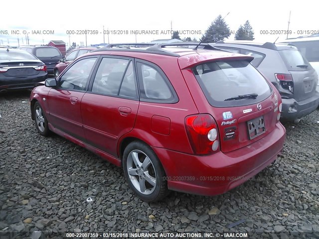 JM1BJ245321620944 - 2002 MAZDA PROTEGE PR5 红色 照片 3