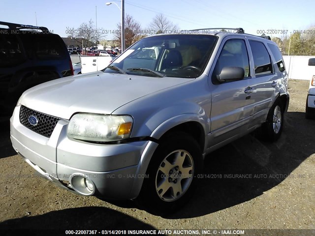 1FMCU04187KB08672 - 2007 FORD ESCAPE LIMITED SILVER photo 2