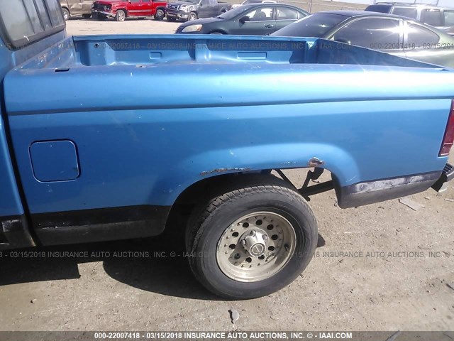 1FTCR10U6NUA79184 - 1992 FORD RANGER BLUE photo 8