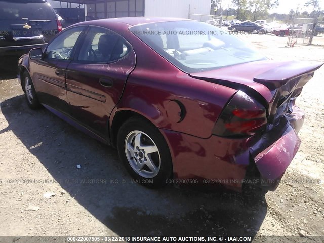 2G2WP522041349188 - 2004 PONTIAC GRAND PRIX GT MAROON photo 3