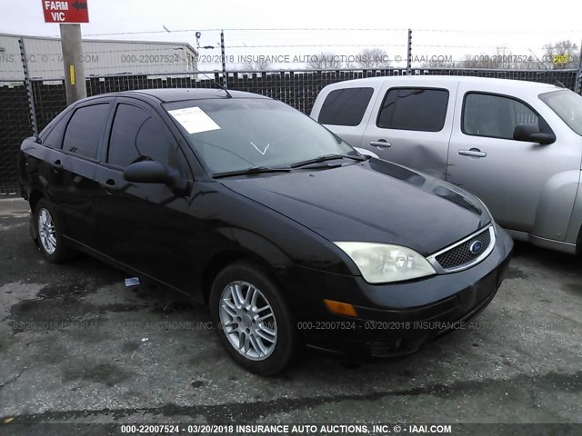 1FAHP34N07W204946 - 2007 FORD FOCUS ZX4/S/SE/SES 黑色 照片 1
