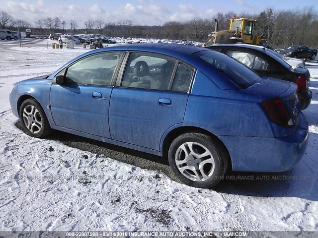1G8AL52F24Z115835 - 2004 SATURN ION LEVEL 3 BLUE photo 3