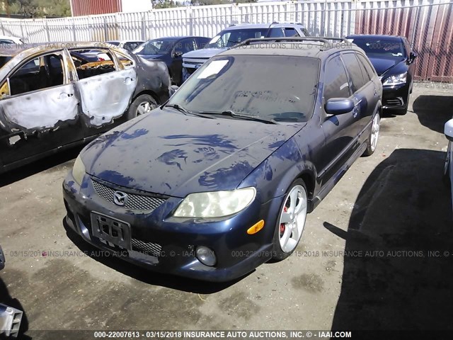 JM1BJ246421495607 - 2002 MAZDA PROTEGE PR5 深蓝色 照片 2