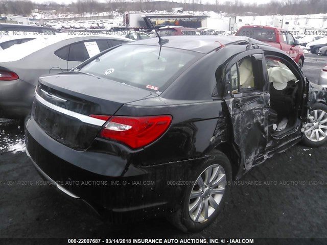 1C3CCBBB1DN632839 - 2013 CHRYSLER 200 TOURING BLACK photo 4