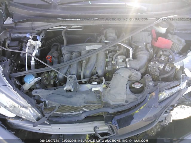 3HGGK5H59FM763728 - 2015 HONDA FIT LX Gris photo 10