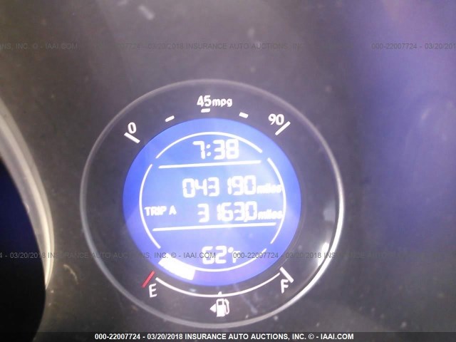 3HGGK5H59FM763728 - 2015 HONDA FIT LX Gris photo 7