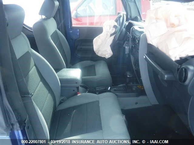 1J4AA2D14AL124136 - 2010 JEEP WRANGLER SPORT ლურჯი ფოტო 5