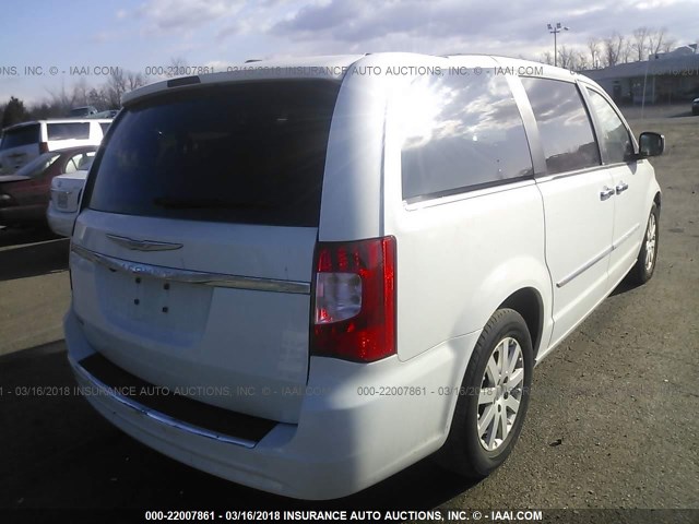 2C4RC1BG8ER157996 - 2014 CHRYSLER TOWN & COUNTRY TOURING WHITE photo 4