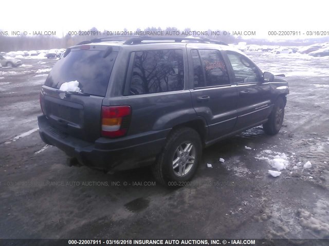 1J4GW48SX3C565282 - 2003 JEEP GRAND CHEROKEE LAREDO GRAY photo 4