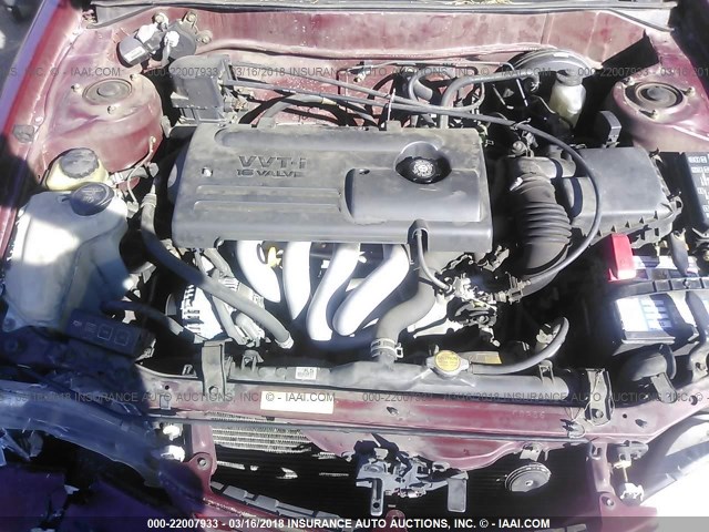 1NXBR12E7YZ325600 - 2000 TOYOTA COROLLA VE/CE/LE 栗色 照片 10
