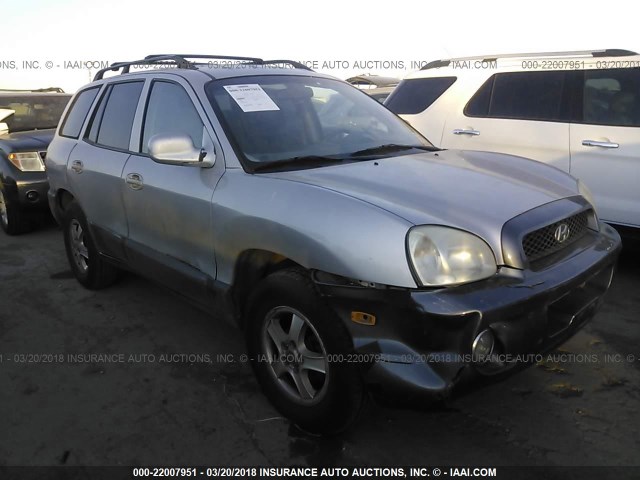 KM8SC13D32U238856 - 2002 HYUNDAI SANTA FE GLS/LX SILVER photo 1