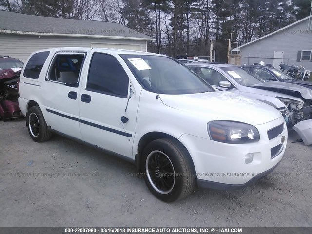 1GNDV23LX6D194050 - 2006 CHEVROLET UPLANDER LS WHITE photo 1