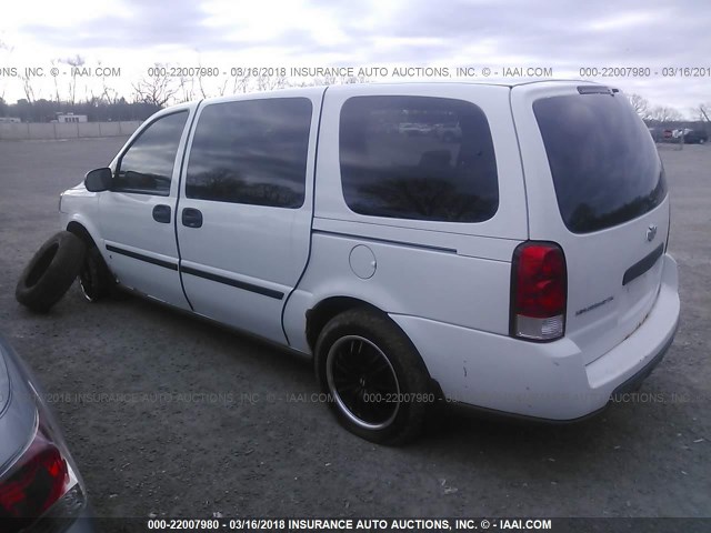 1GNDV23LX6D194050 - 2006 CHEVROLET UPLANDER LS WHITE photo 3