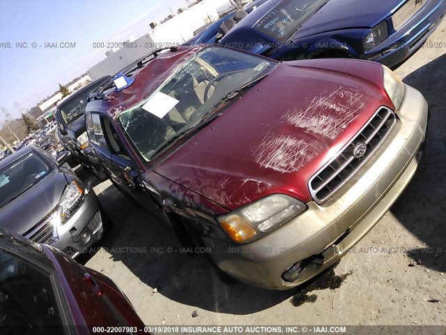 4S3BH675727626368 - 2002 SUBARU LEGACY OUTBACK AWP 红色 照片 1