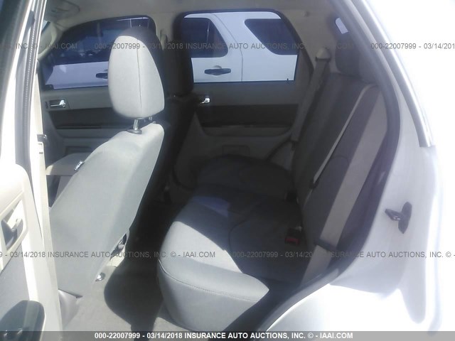 4F2CY0C79BKM03741 - 2011 MAZDA TRIBUTE I WHITE photo 8