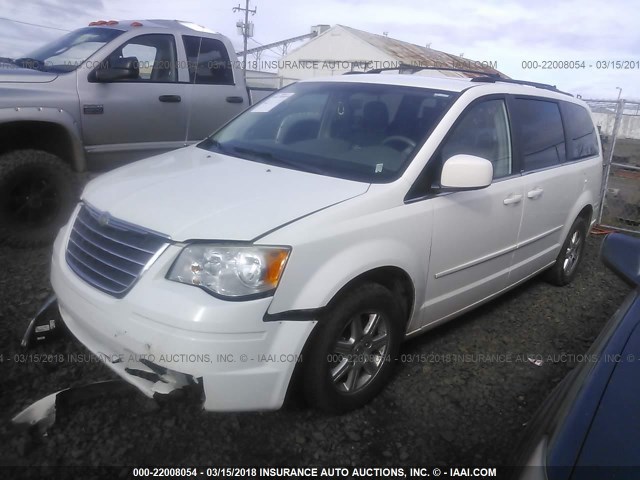 2A8HR54PX8R783299 - 2008 CHRYSLER TOWN & COUNTRY TOURING WHITE photo 2