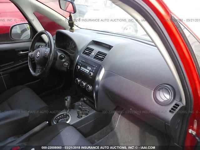 JS2YC415685103469 - 2008 SUZUKI SX4 CONVENIENCE/TOURING RED photo 5