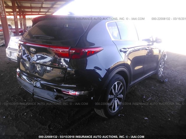 KNDPN3AC5H7228394 - 2017 KIA SPORTAGE EX BLACK photo 4