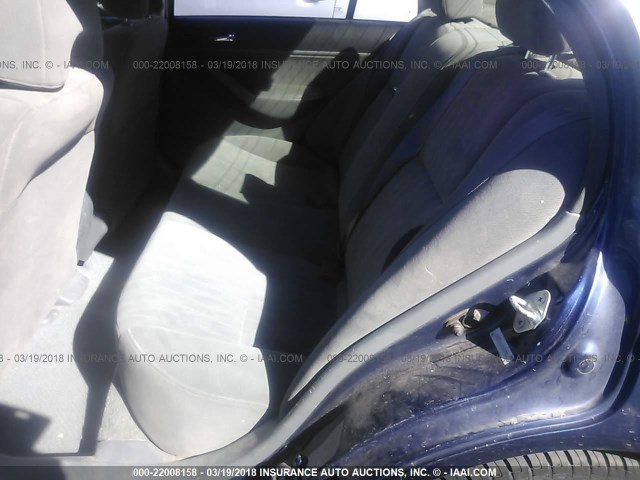 2HGES16515H597866 - 2005 HONDA CIVIC LX BLUE photo 8