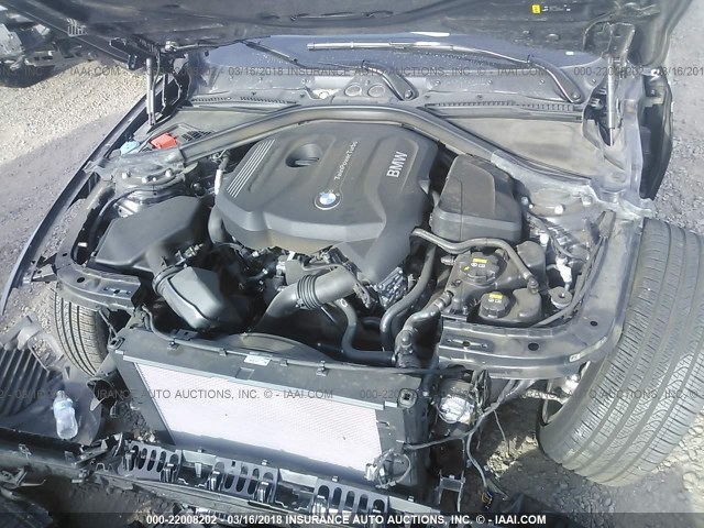 WBA4J1C51JBG76149 - 2018 BMW 430I GRAN COUPE BLACK photo 10