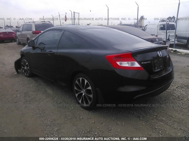 2HGFG4A52DH701696 - 2013 HONDA CIVIC SI BLACK photo 3