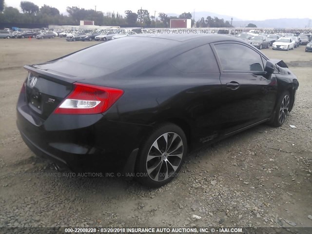 2HGFG4A52DH701696 - 2013 HONDA CIVIC SI BLACK photo 4