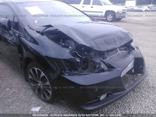 2HGFG4A52DH701696 - 2013 HONDA CIVIC SI BLACK photo 6