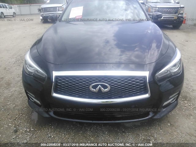 JN1BV7AP6EM691570 - 2014 INFINITI Q50 PREMIUM/SPORT BLACK photo 6