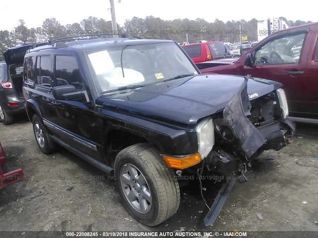 1J8HG58P87C592486 - 2007 JEEP COMMANDER LIMITED BLACK photo 1