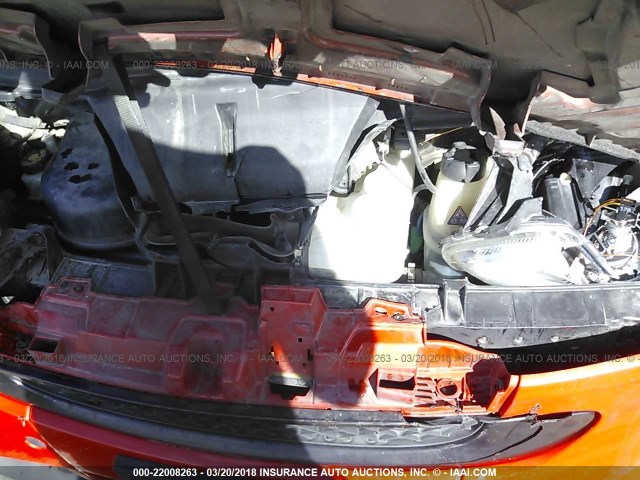 WMEEJ31X18K178386 - 2008 SMART FORTWO PURE/PASSION ORANGE photo 10