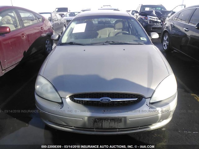 1FAFP55UX1A224053 - 2001 FORD TAURUS SES GOLD photo 6