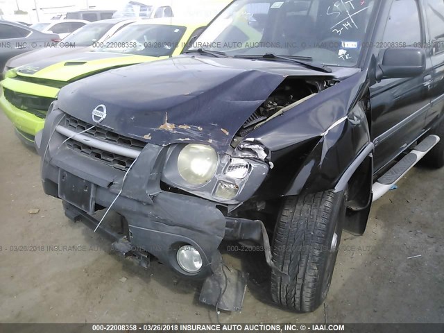 5N1ED28T84C670254 - 2004 NISSAN XTERRA XE/SE BLACK photo 6