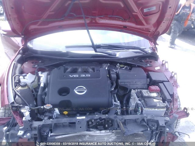 1N4BL3AP0DC246747 - 2013 NISSAN ALTIMA 3.5S/3.5SV/3.5SL RED photo 10