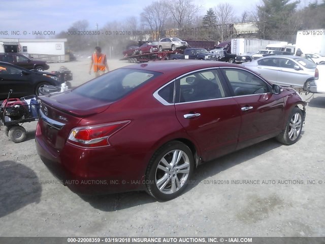 1N4BL3AP0DC246747 - 2013 NISSAN ALTIMA 3.5S/3.5SV/3.5SL RED photo 4