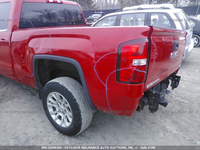 1GTV2UEC8FZ340690 - 2015 GMC SIERRA K1500 SLE RED photo 6