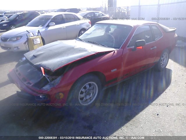 9247202508 - 1977 PORSCHE 924 RED photo 2