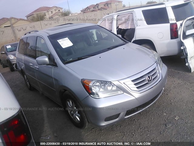 5FNRL3H78AB034384 - 2010 HONDA ODYSSEY EXL ვერცხლისფერი ფოტო 1