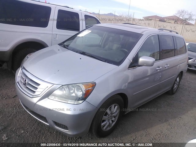 5FNRL3H78AB034384 - 2010 HONDA ODYSSEY EXL SILVER photo 2