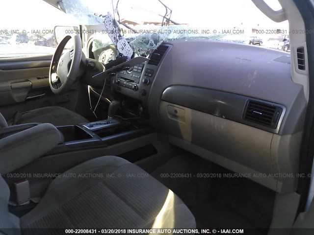 5N1BA08D59N606094 - 2009 NISSAN ARMADA SE/LE WHITE photo 5