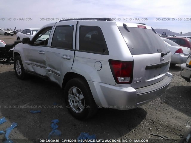 1J8GS48KX7C684465 - 2007 JEEP GRAND CHEROKEE LAREDO/COLUMBIA/FREEDOM GRAY photo 3