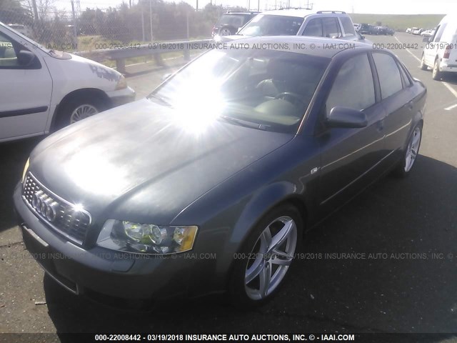 WAULC68E45A029913 - 2005 AUDI A4 1.8T QUATTRO/SPECIAL GRAY photo 2