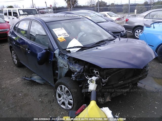 KMHDU4AD6AU119014 - 2010 HYUNDAI ELANTRA BLUE/GLS/SE GRAY photo 1