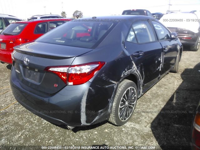 5YFBURHE4FP254732 - 2015 TOYOTA COROLLA L/LE/LE PLS/PRM/S/S PLS BLUE photo 6