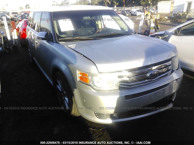 2FMHK6DT7ABA38681 - 2010 FORD FLEX LIMITED SILVER photo 1