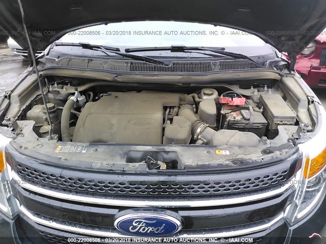 1FM5K7F87FGC26070 - 2015 FORD EXPLORER LIMITED 黑色 照片 10