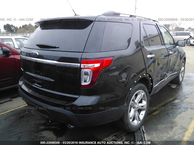 1FM5K7F87FGC26070 - 2015 FORD EXPLORER LIMITED 黑色 照片 4
