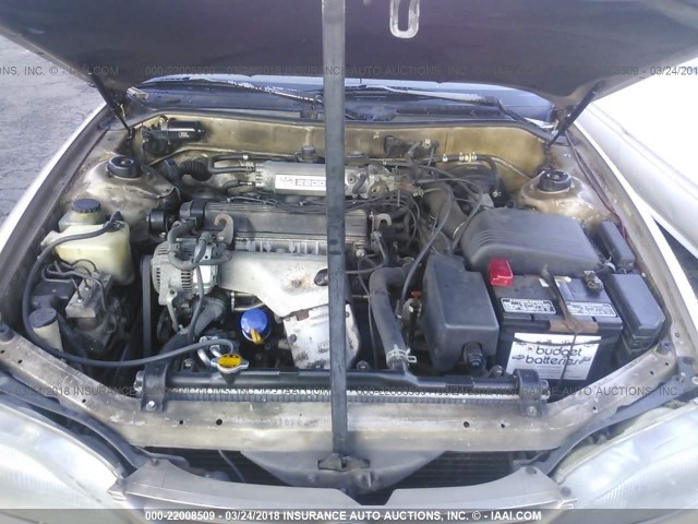 4T1BG12K9TU795924 - 1996 TOYOTA CAMRY DX/LE/XLE Champagne photo 10